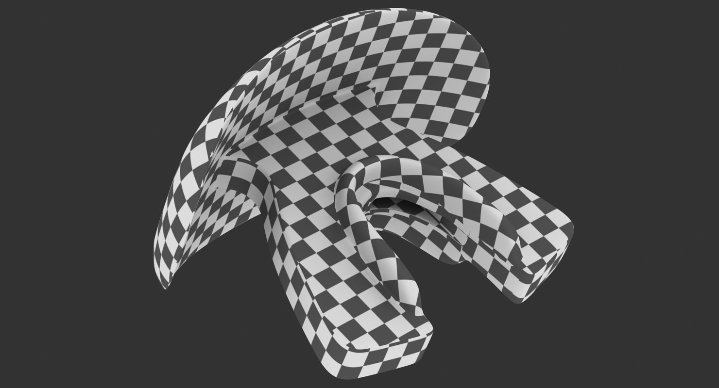 Football Mouthpiece Low-poly 3D model_14