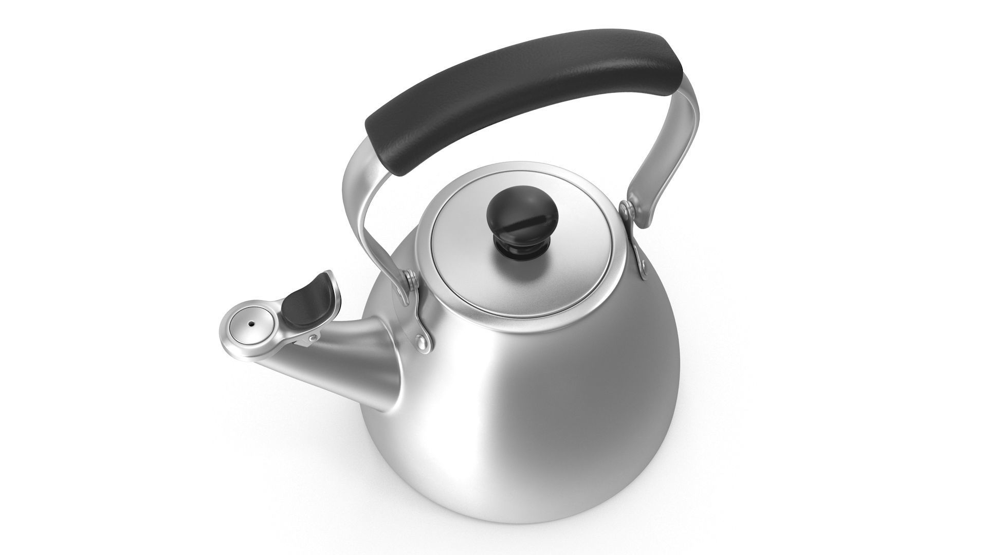 Teapot Kettle Low-poly 3D model_4