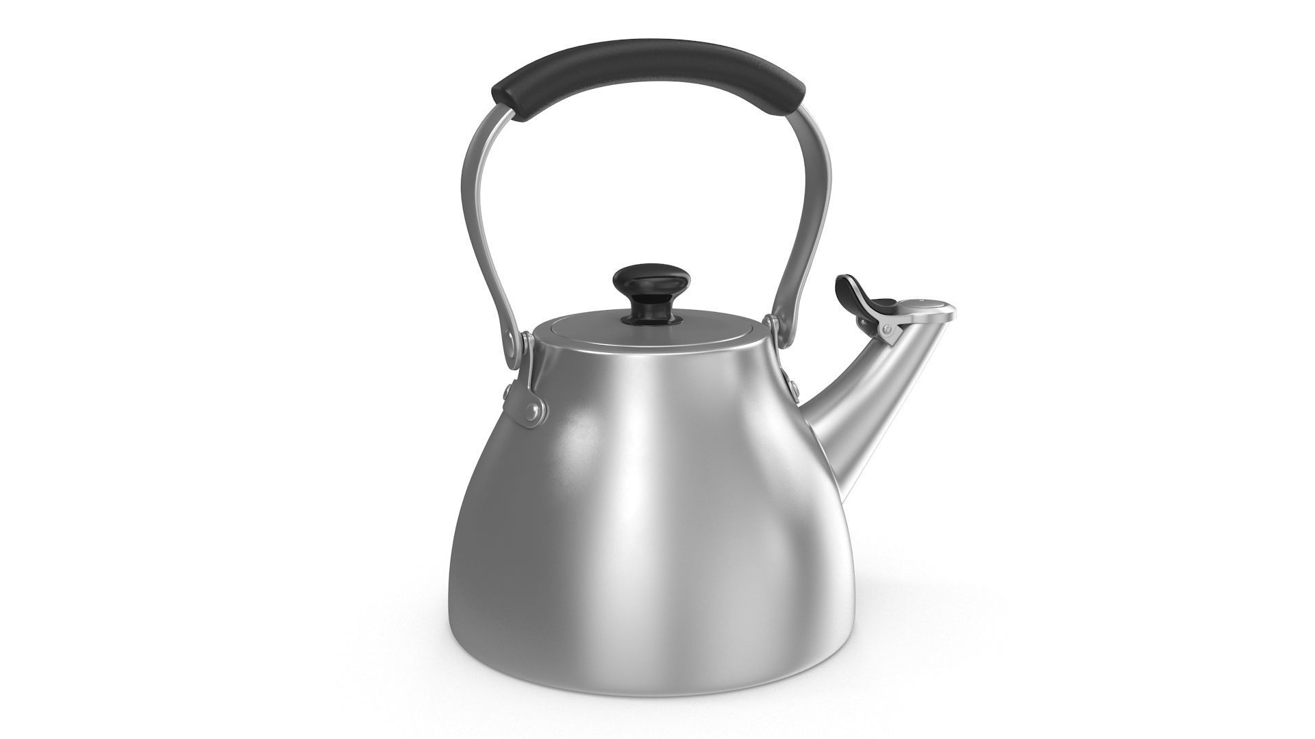 Teapot Kettle Low-poly 3D model_2