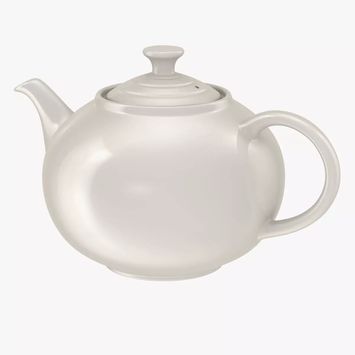 Teapot Low-poly 3D model_0