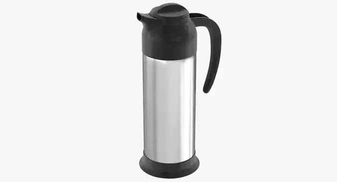 Metal Carafe Low-poly 3D model