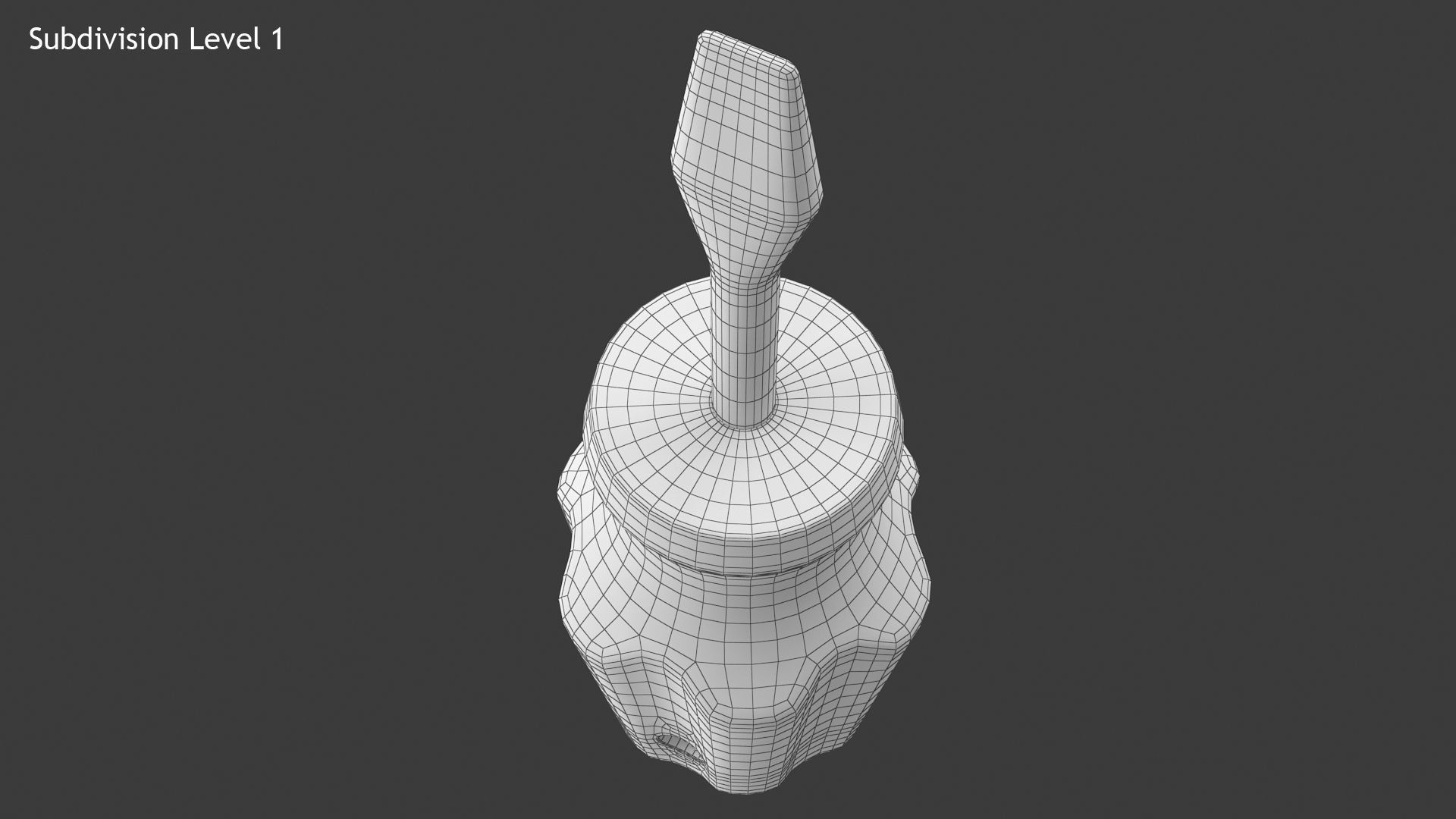 Screwdriver Low-poly 3D model_12