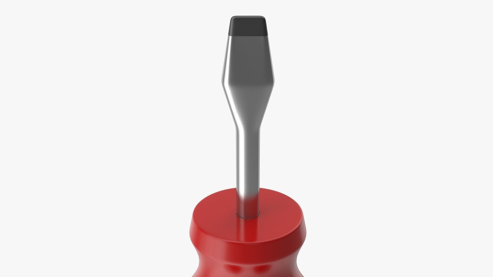 Screwdriver Low-poly 3D model_5