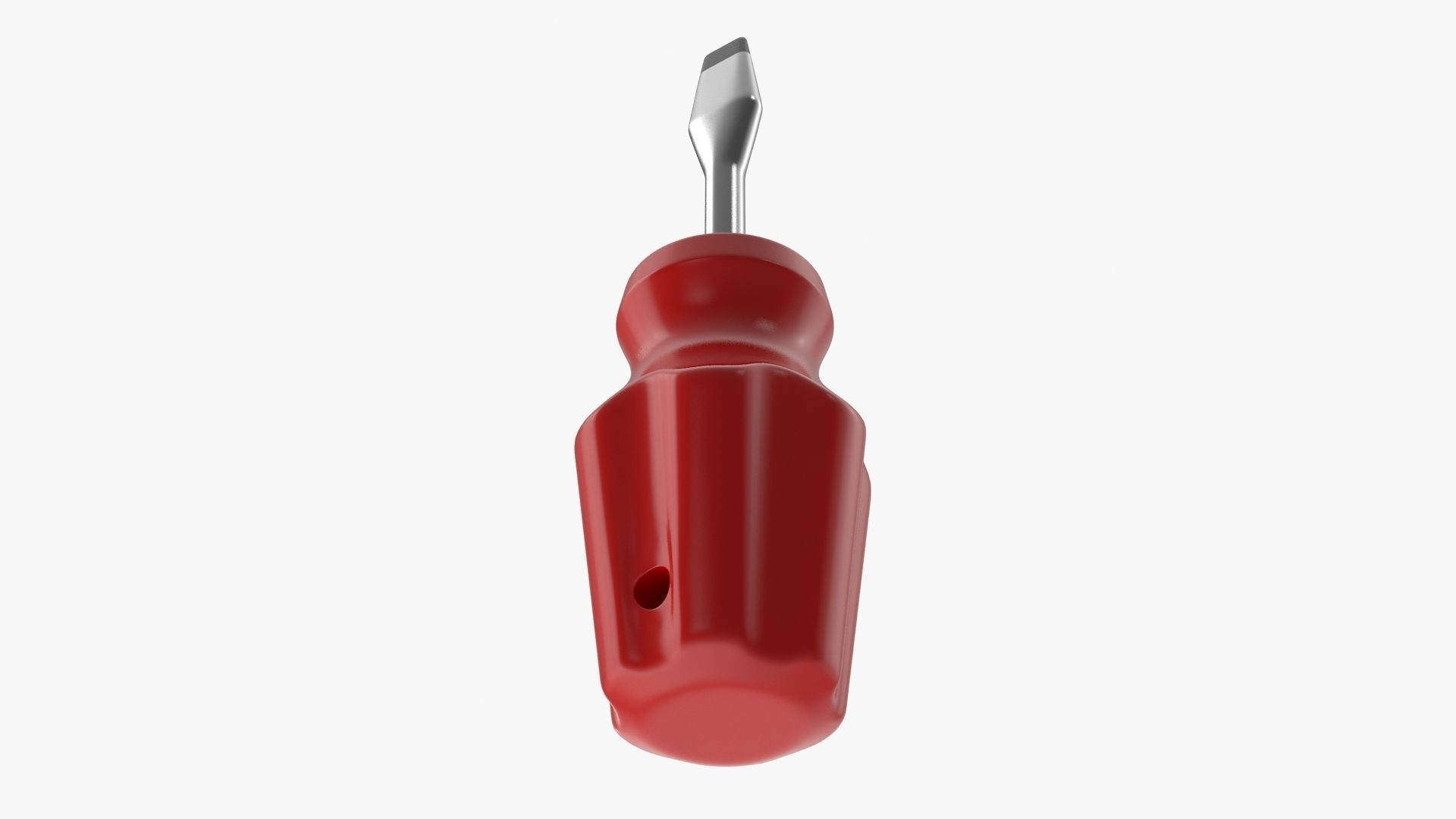 Screwdriver Low-poly 3D model_4