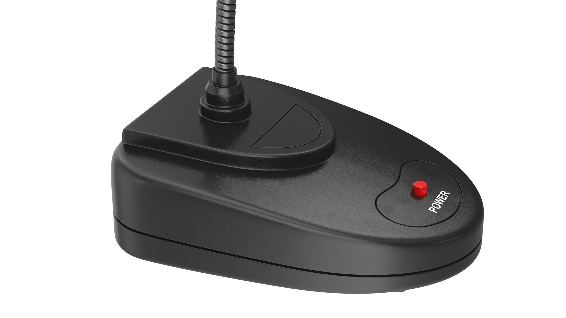 Conference Microphone Low-poly 3D model_6