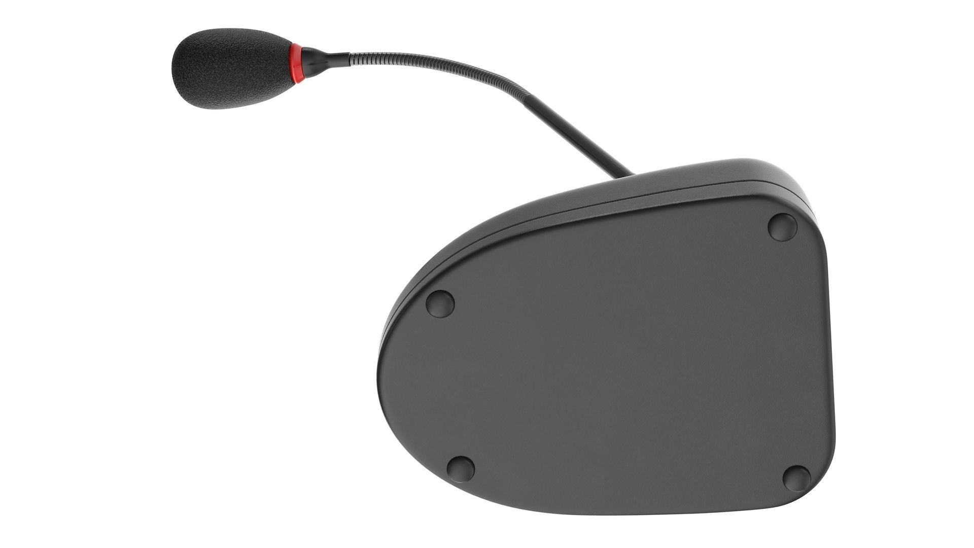 Conference Microphone Low-poly 3D model_5