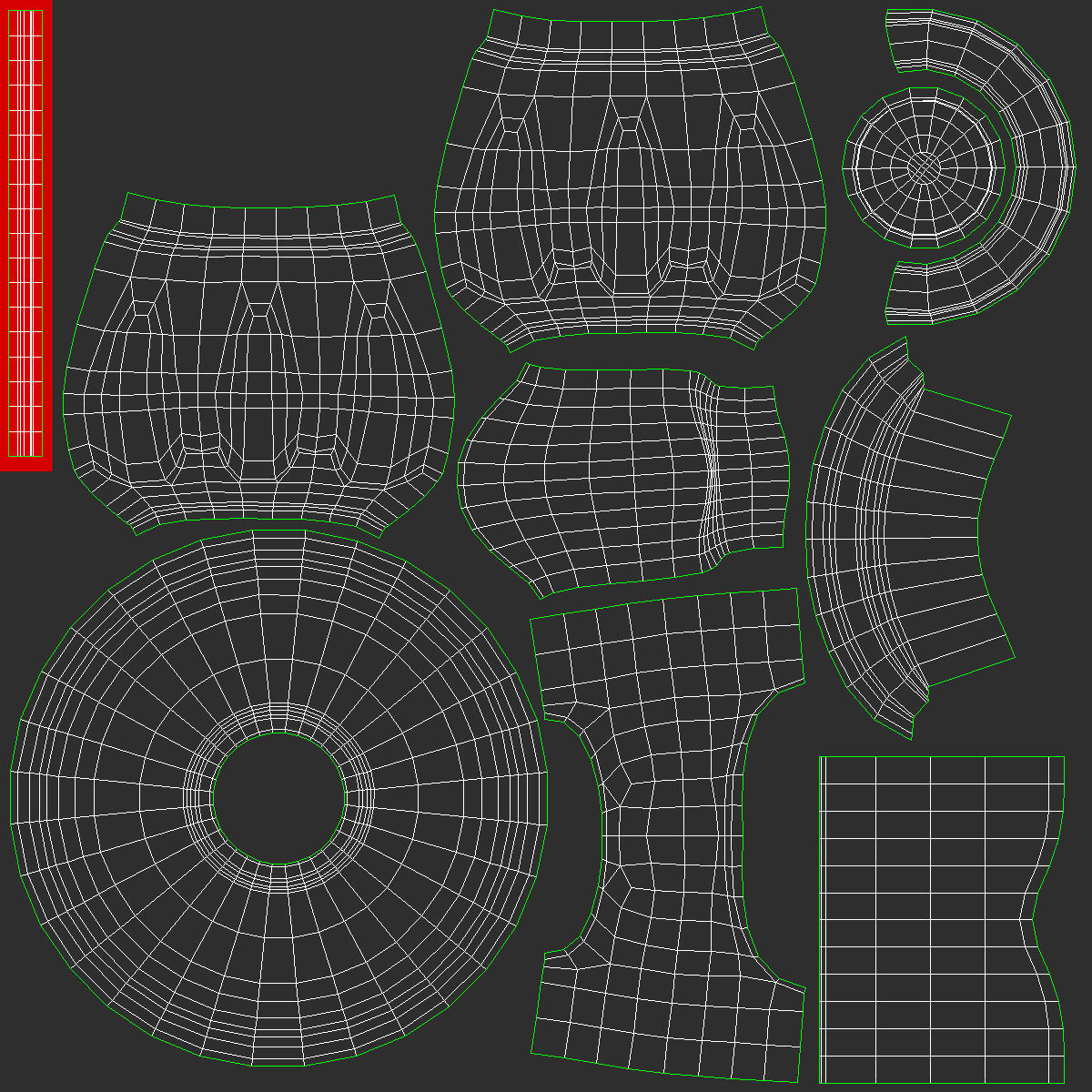 Chrome Tap Low-poly 3D model_15