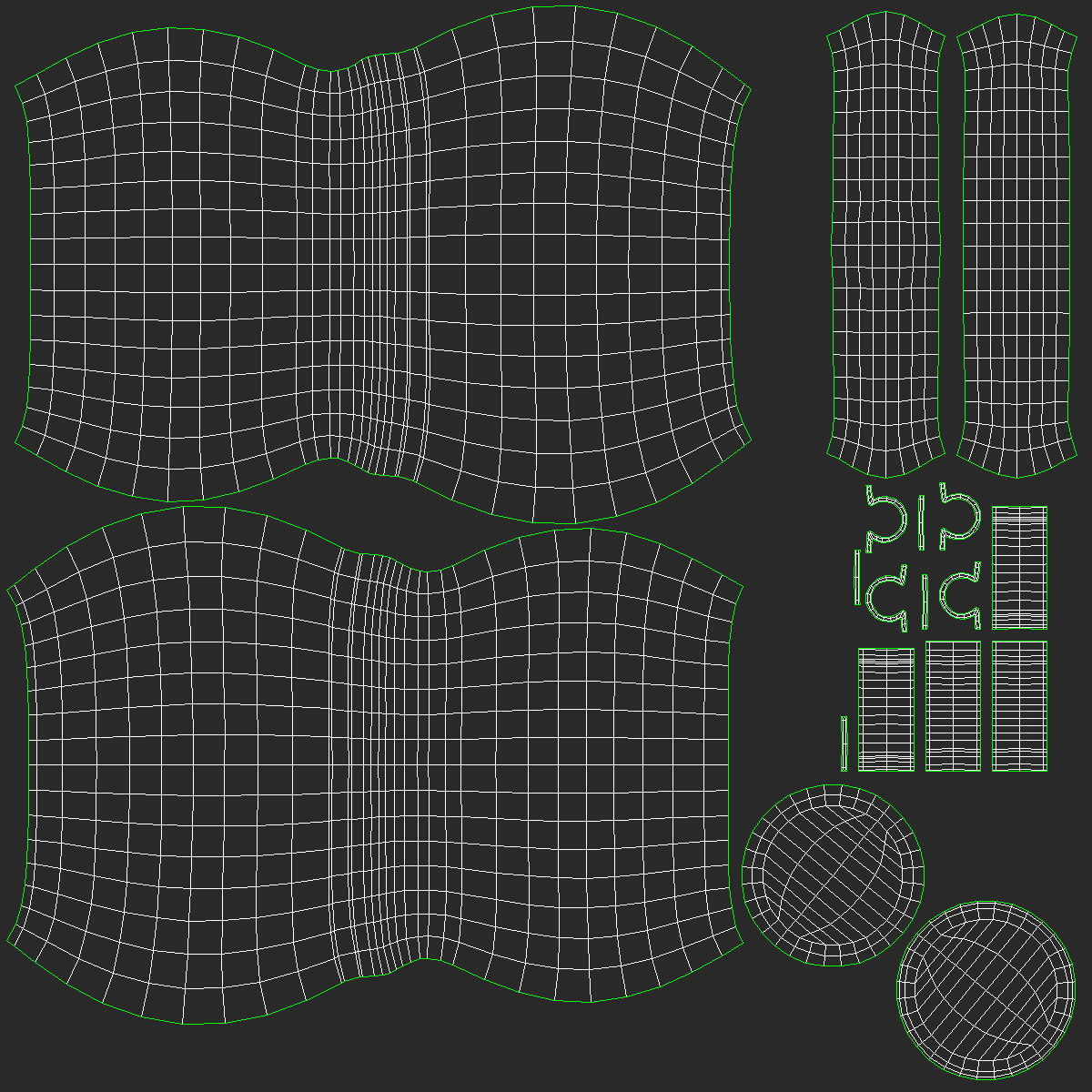 Pot of Gold Low-poly 3D model_15