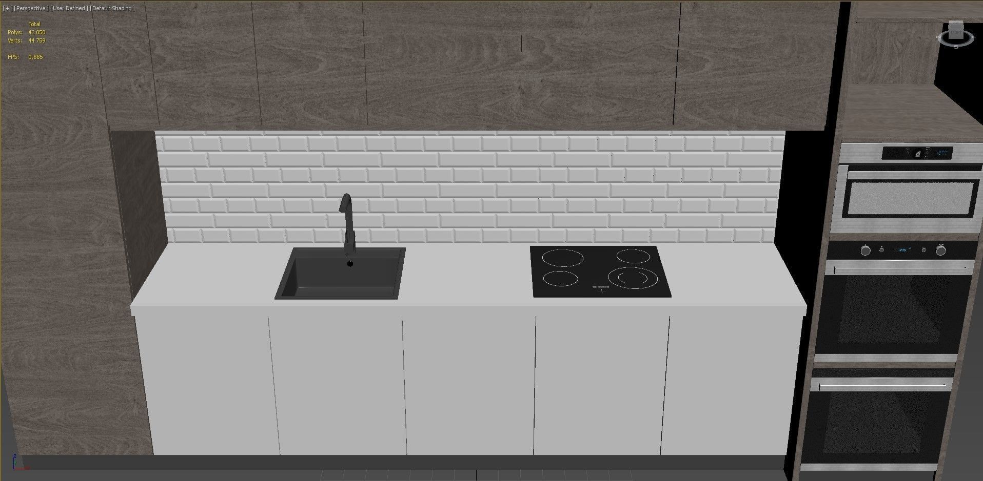 Modern Kitchen 3D model_9