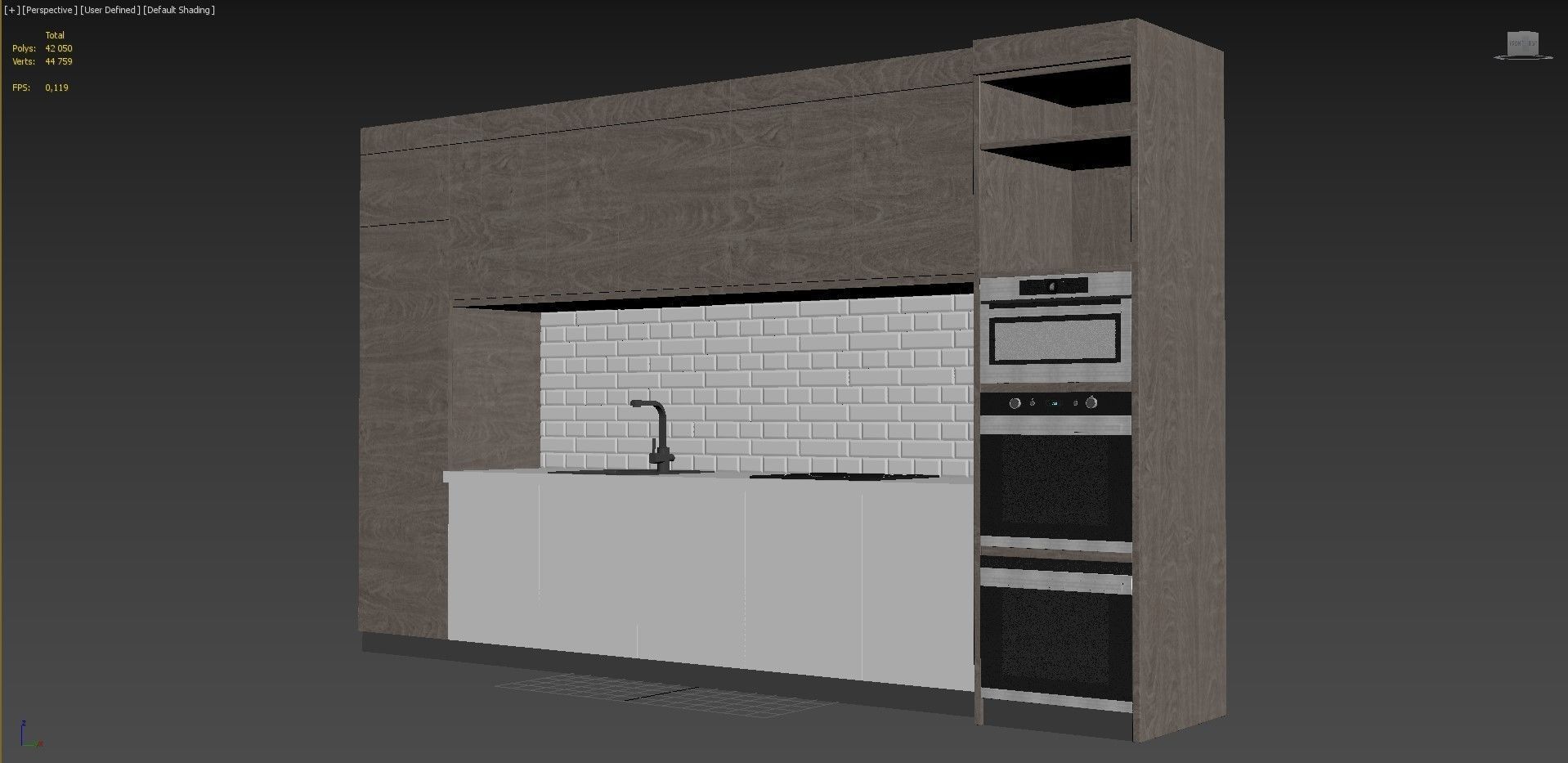 Modern Kitchen 3D model_8