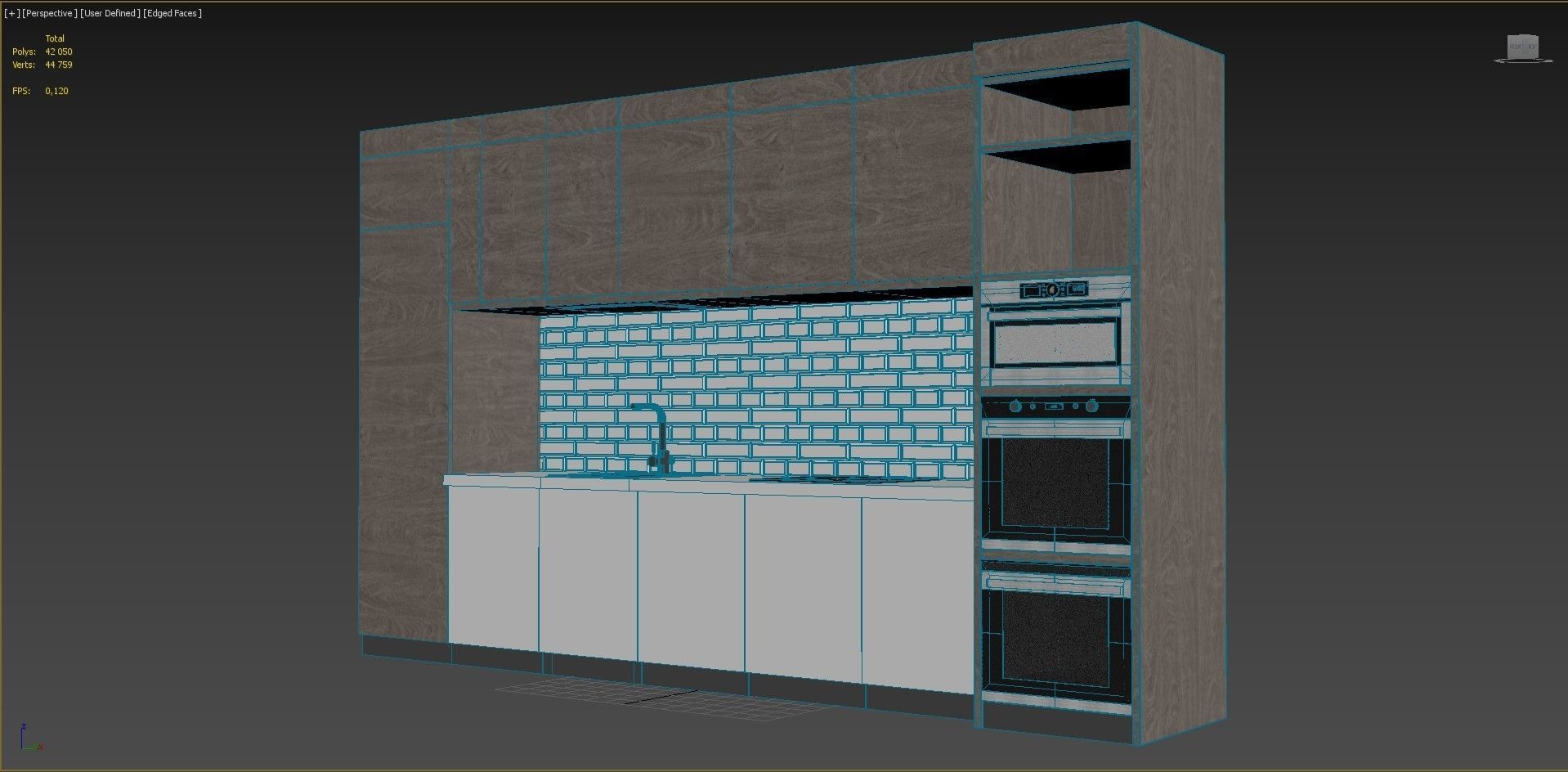 Modern Kitchen 3D model_11