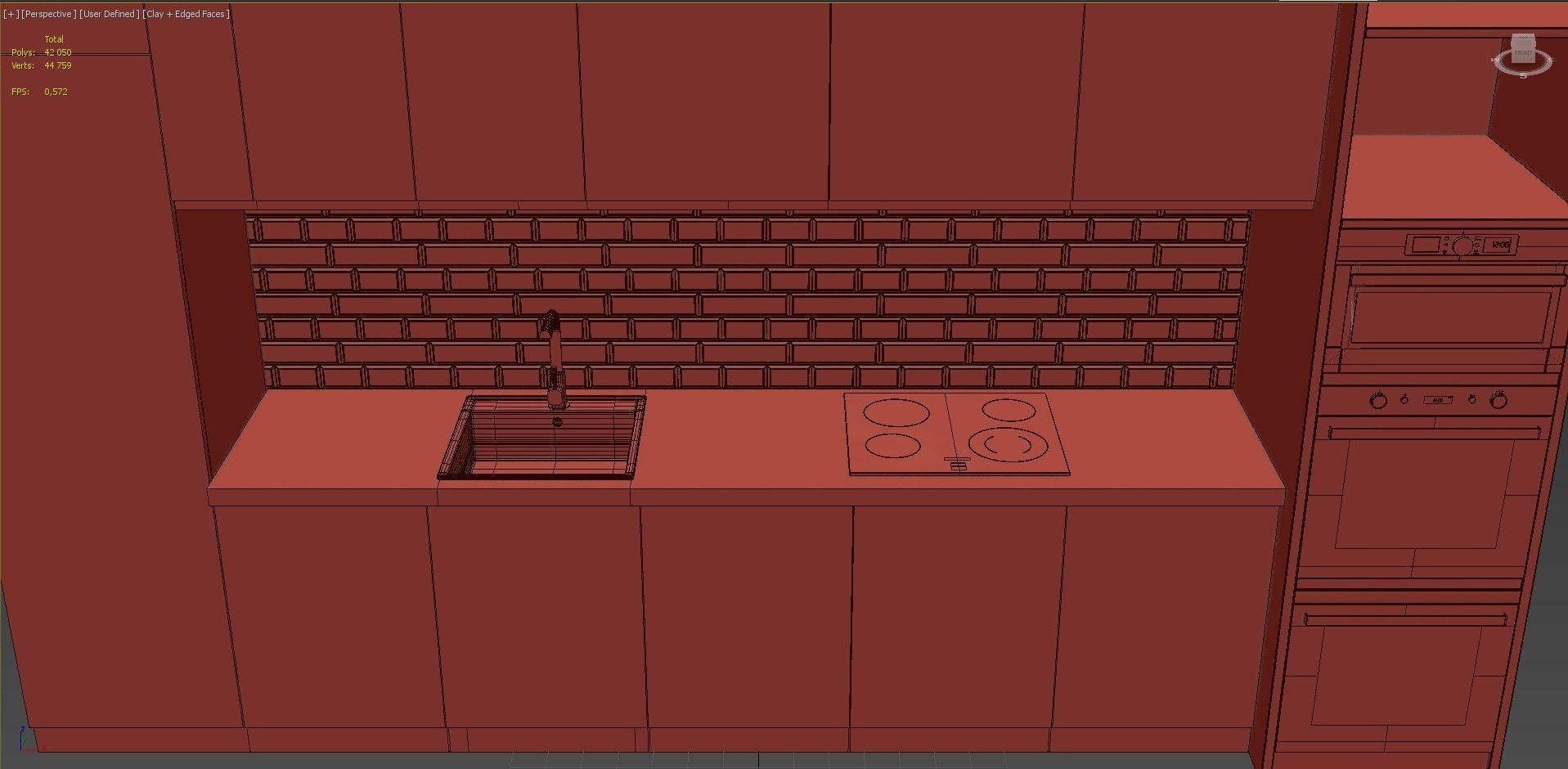 Modern Kitchen 3D model_15