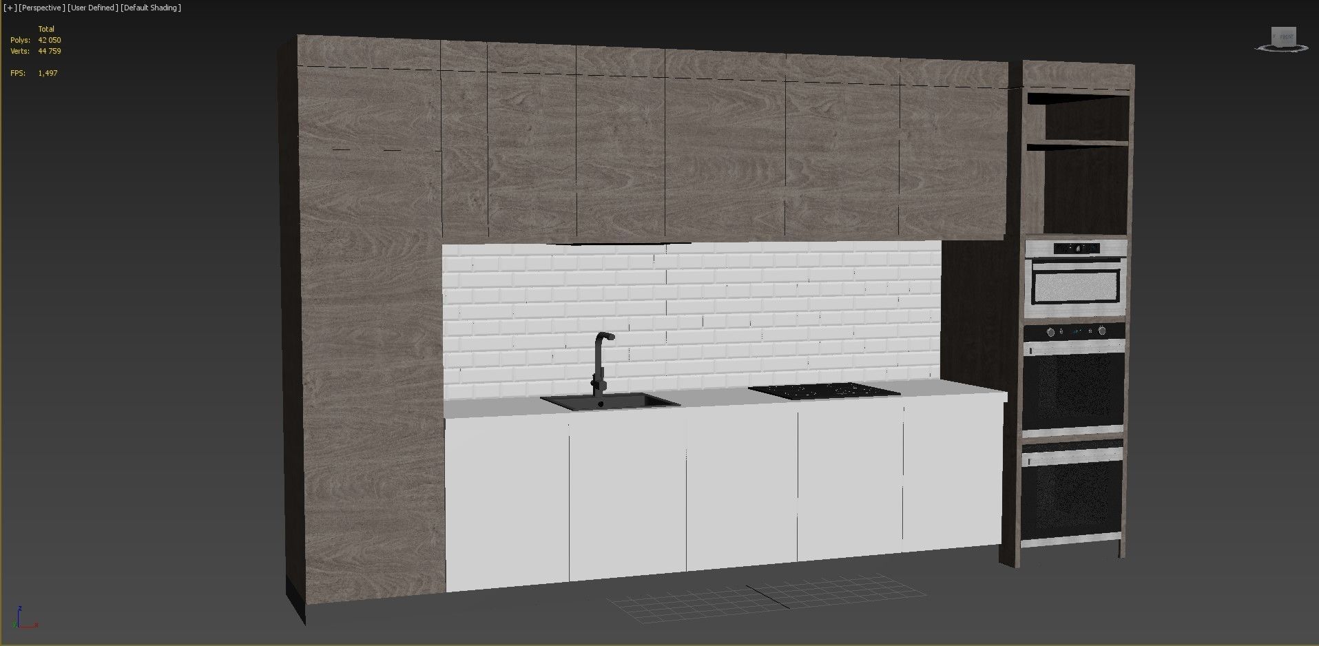Modern Kitchen 3D model_7