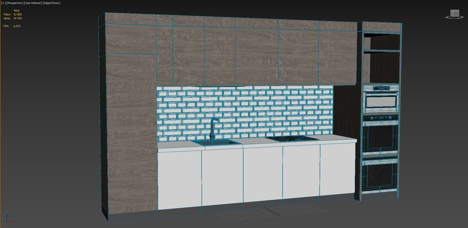 Modern Kitchen 3D model_10