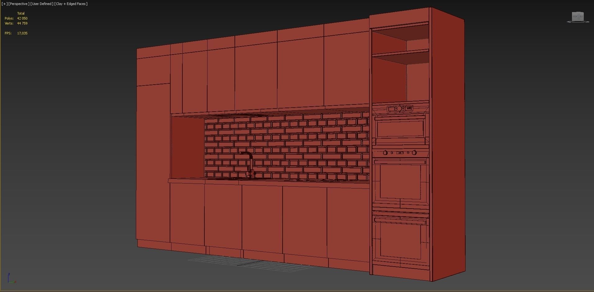 Modern Kitchen 3D model_14