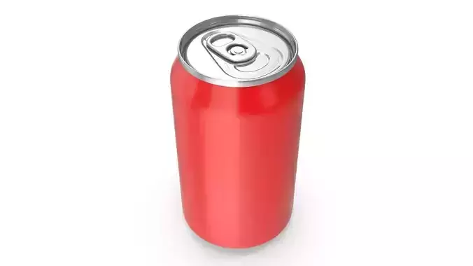 Cola Can - Close Low-poly 3D model