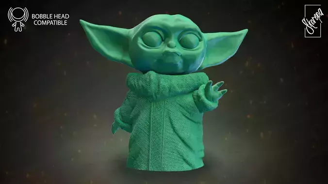BABY YODA  BOBBLE HEAD