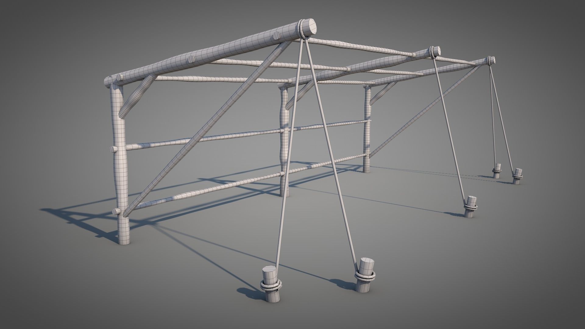 Bedouin Desert Tent v3 3D model_10