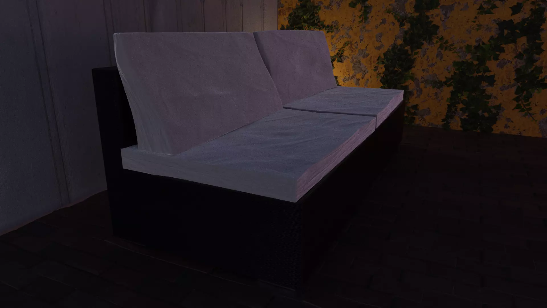 Outdoor Patio Sofa Free 3D model