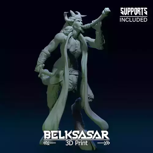 Satyr in Dynamic Pose