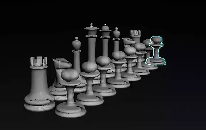Chess pieces