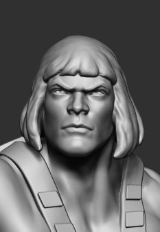 He-man statue 3D print model_5