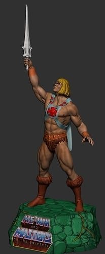 He-man statue 3D print model
