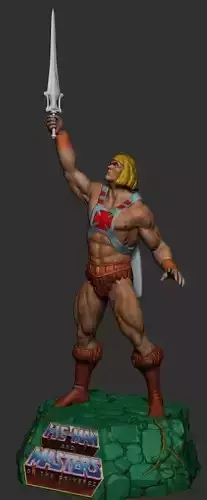 He-man statue