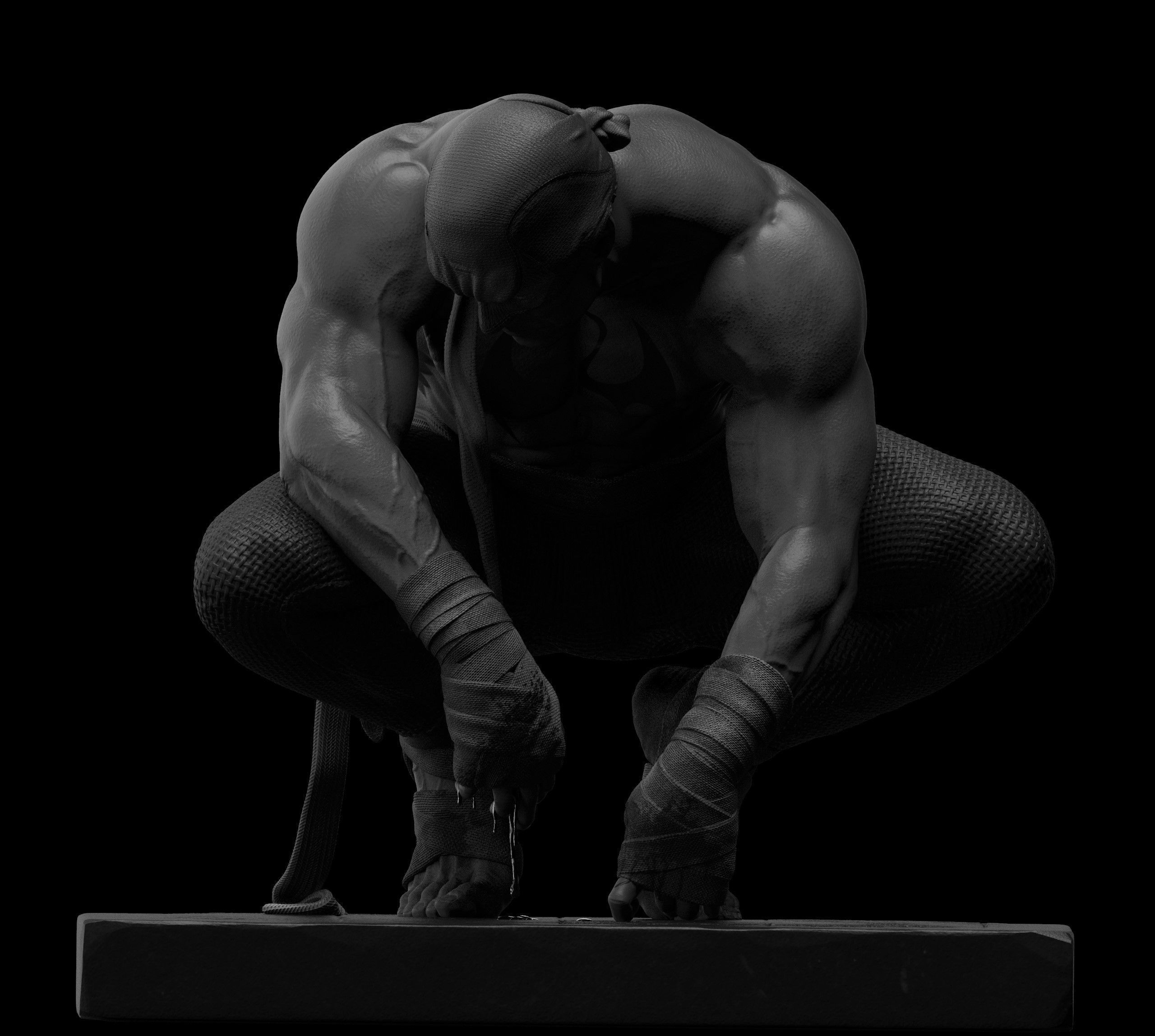 IRON FIST  3D print model_4