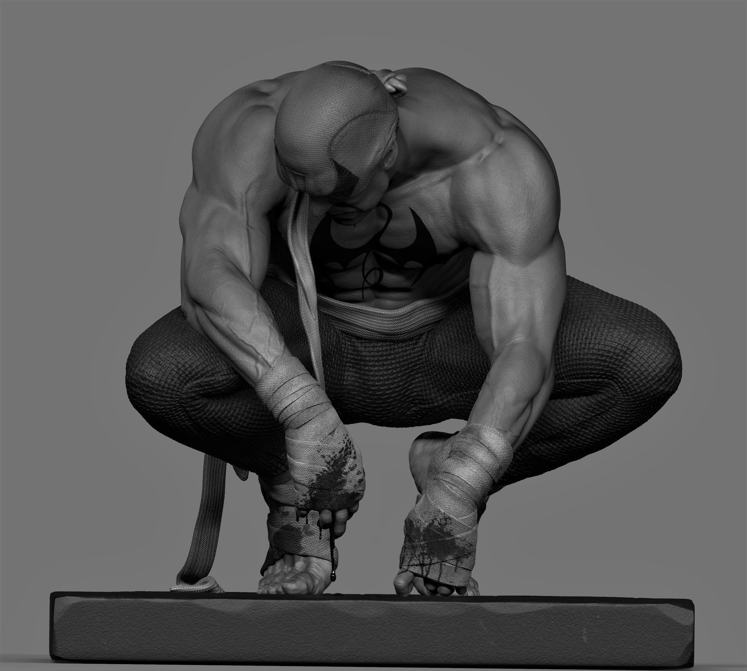 IRON FIST  3D print model_13
