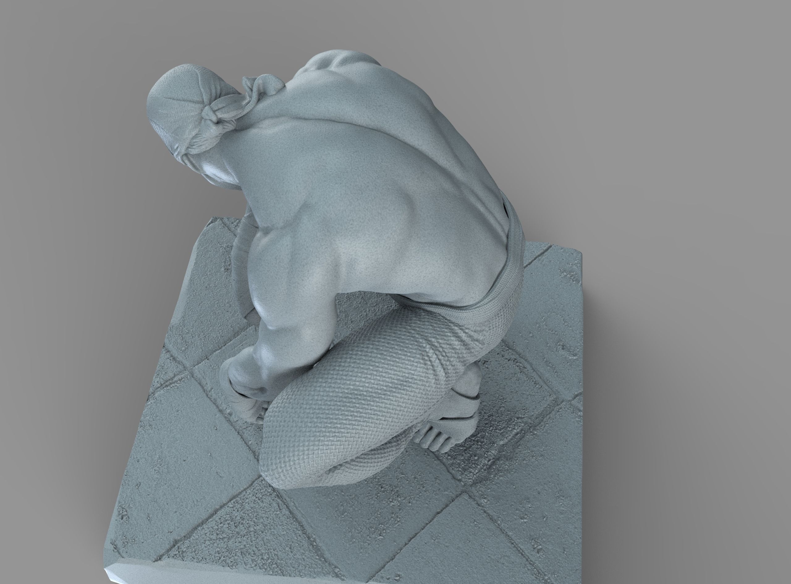 IRON FIST  3D print model_3