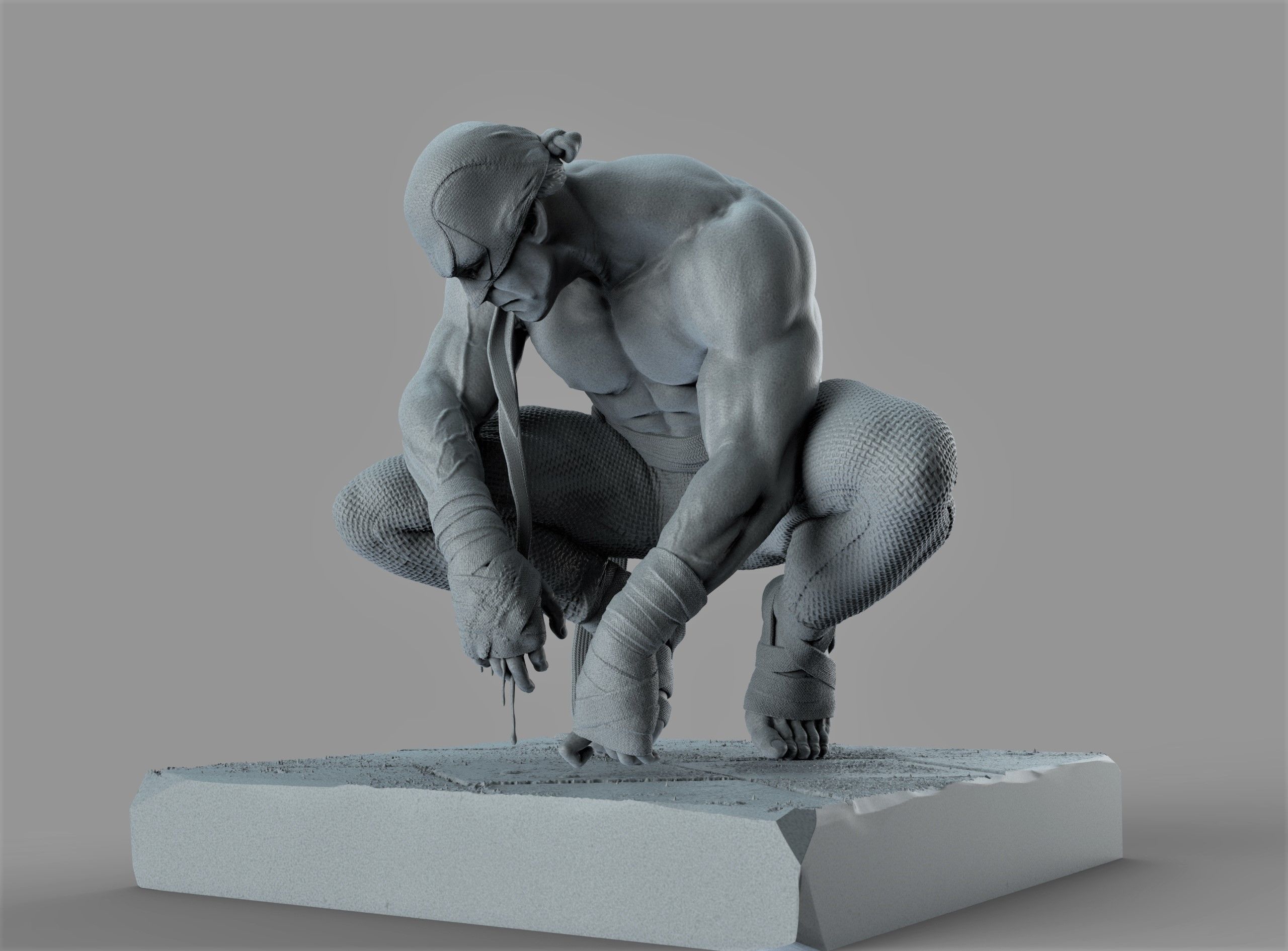 IRON FIST  3D print model_1