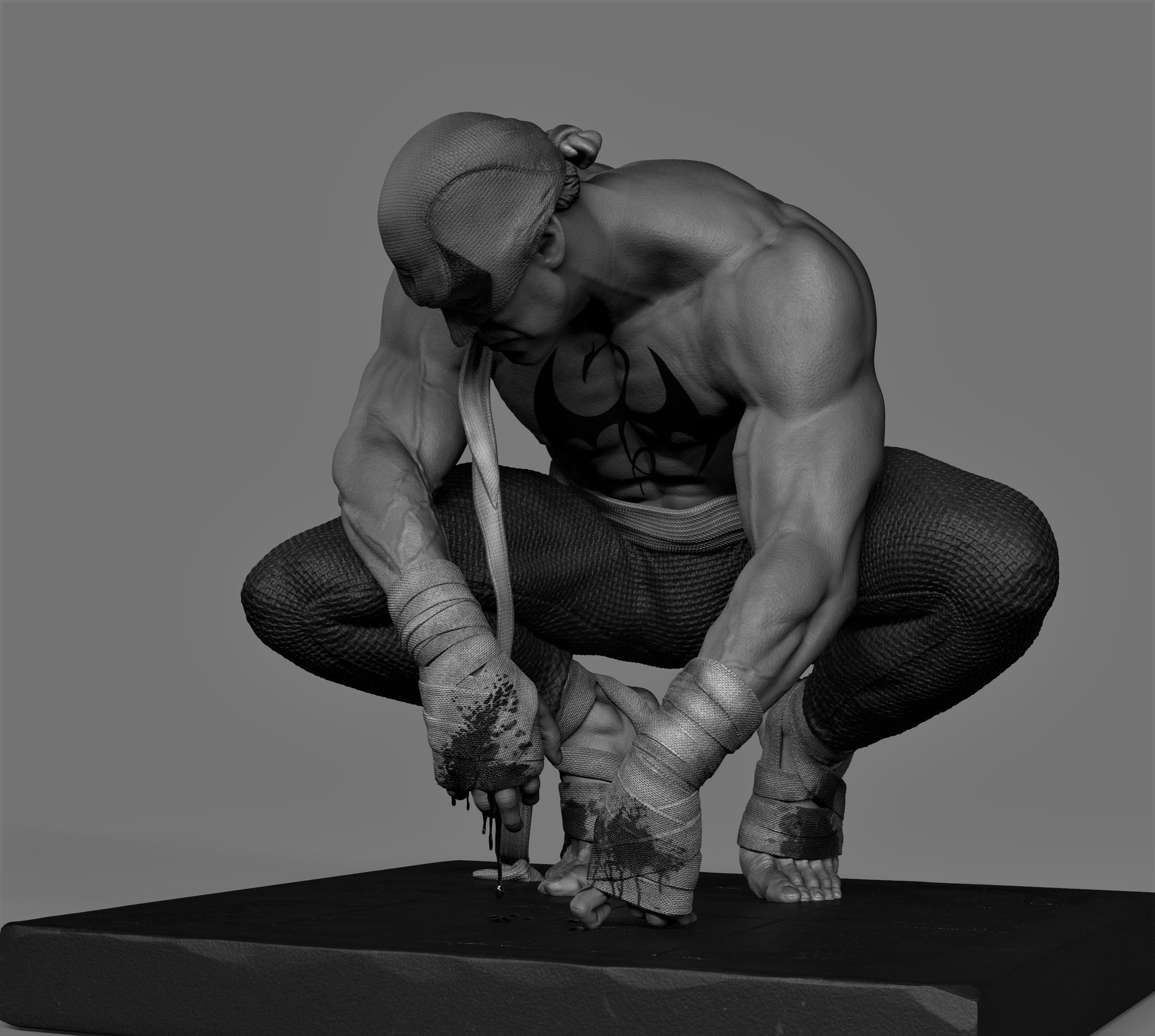 IRON FIST  3D print model_14