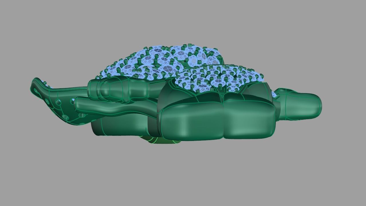 mouse pendant  3D print model_2