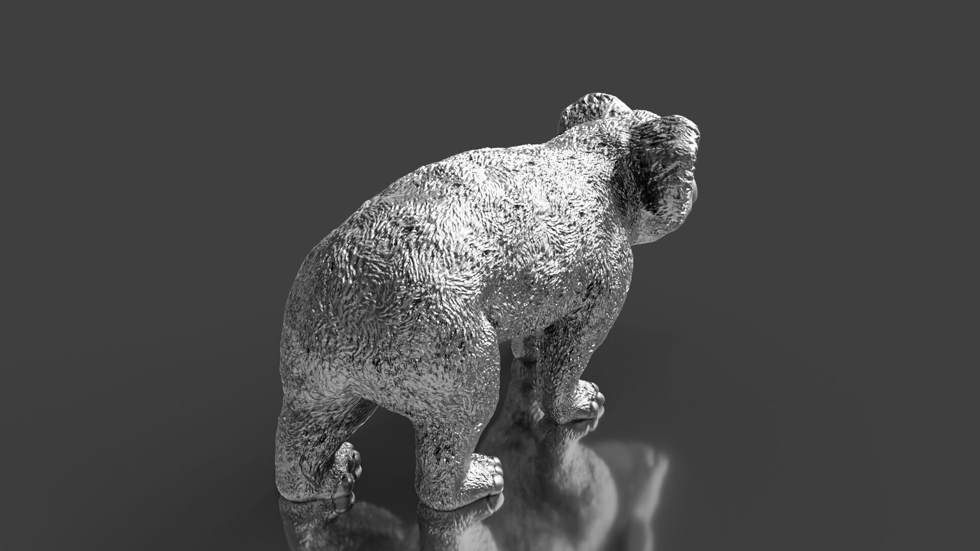 Zoo Realism Toy Koala 3D Model STL 3D print model_2