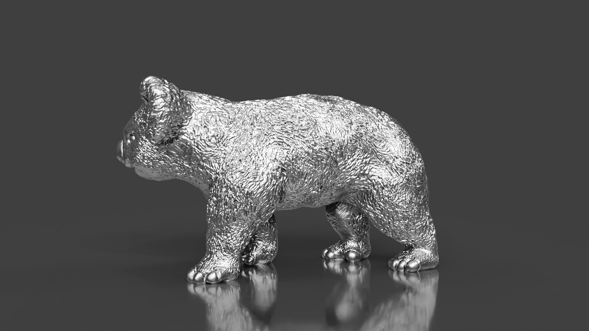 Zoo Realism Toy Koala 3D Model STL 3D print model_4