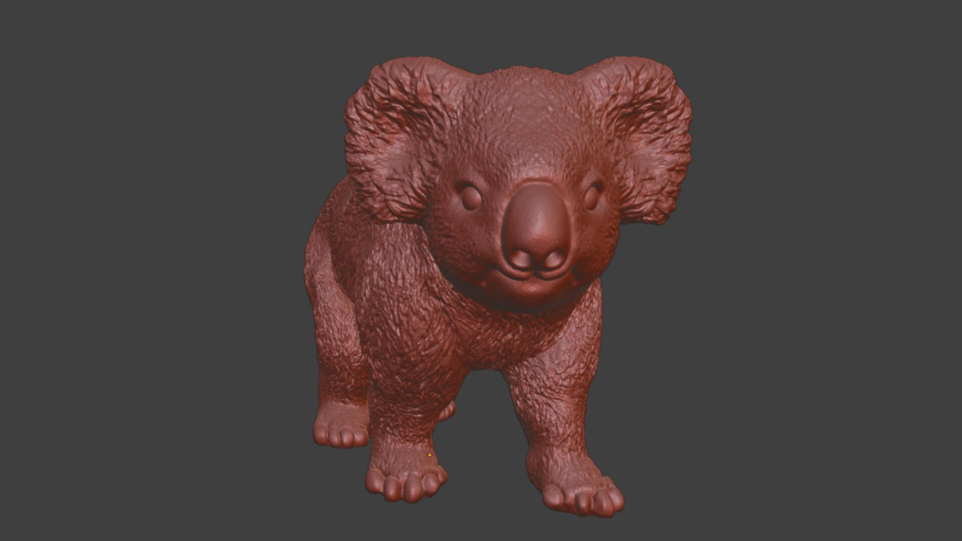 Zoo Realism Toy Koala 3D Model STL 3D print model_8