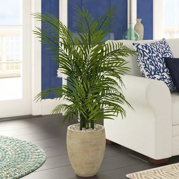 Artificial Palm Tree in Planter 3D model