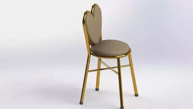 Chair heart 3d Model 3D model