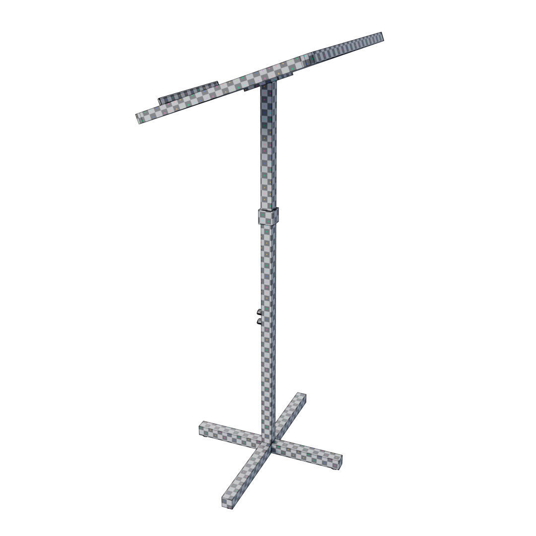 Pulpit - Podium Teacher Low-poly 3D model_25