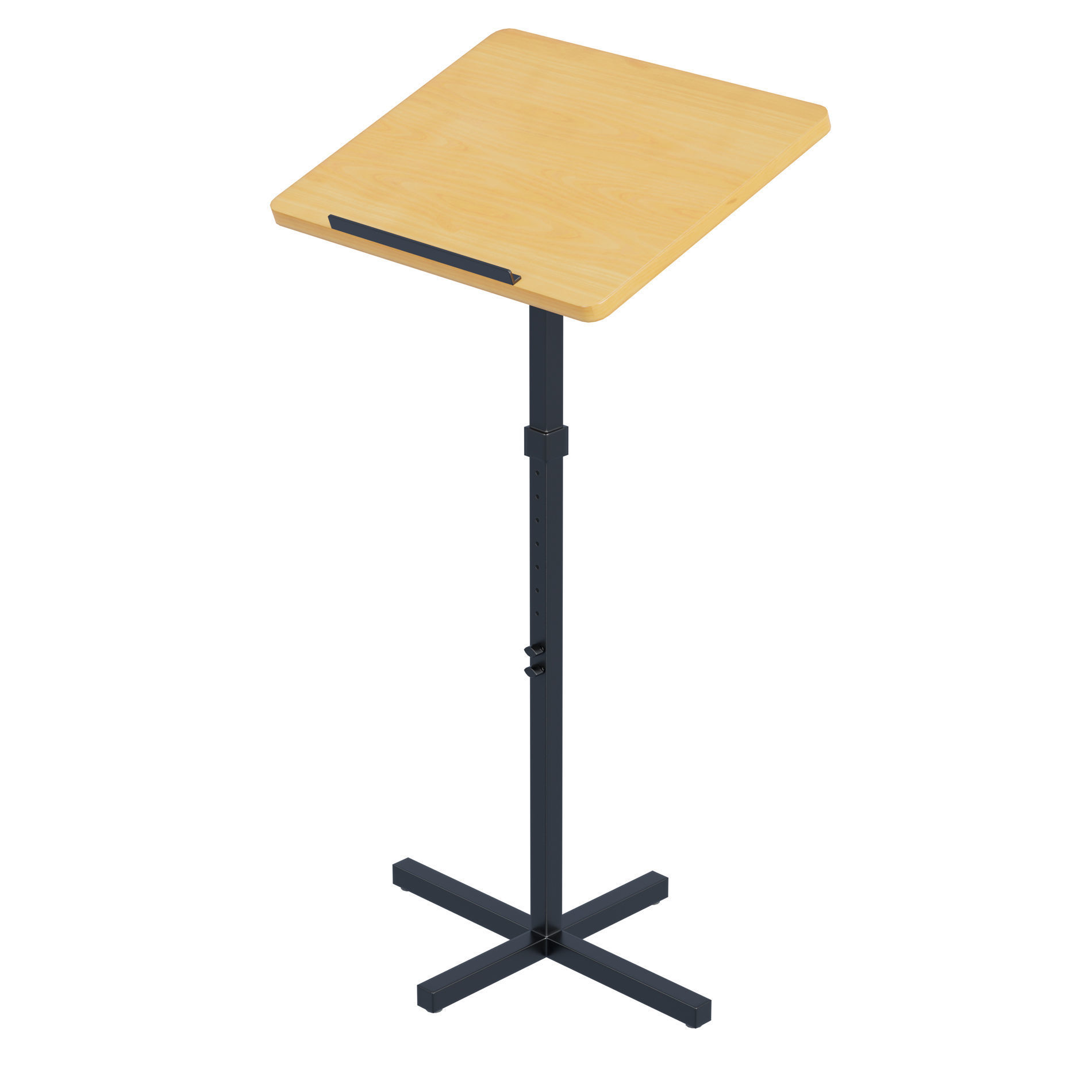 Pulpit - Podium Teacher Low-poly 3D model_9