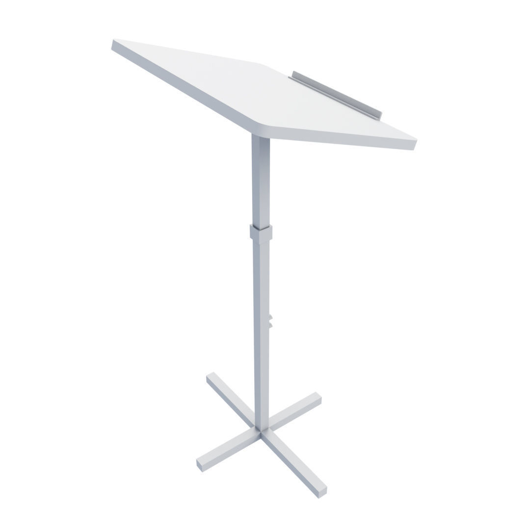 Pulpit - Podium Teacher Low-poly 3D model_14