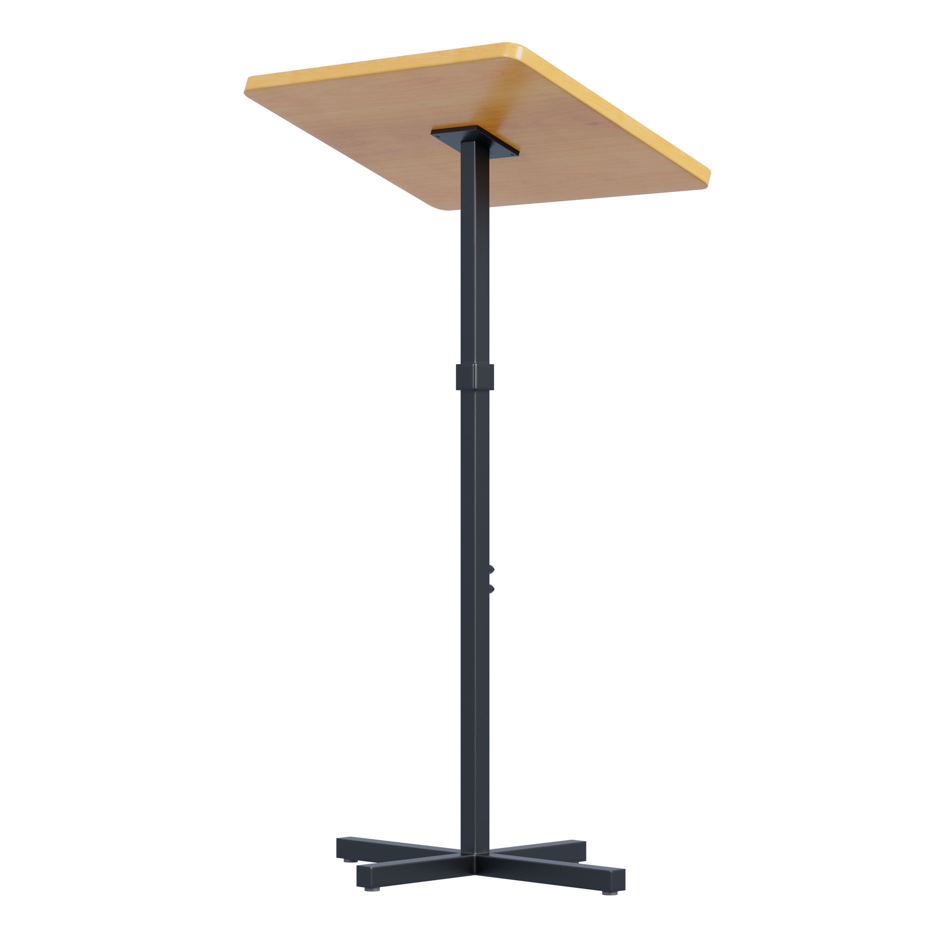 Pulpit - Podium Teacher Low-poly 3D model_6