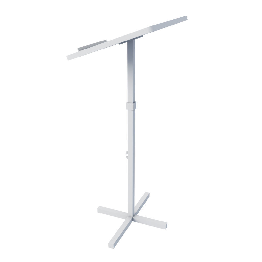 Pulpit - Podium Teacher Low-poly 3D model_16