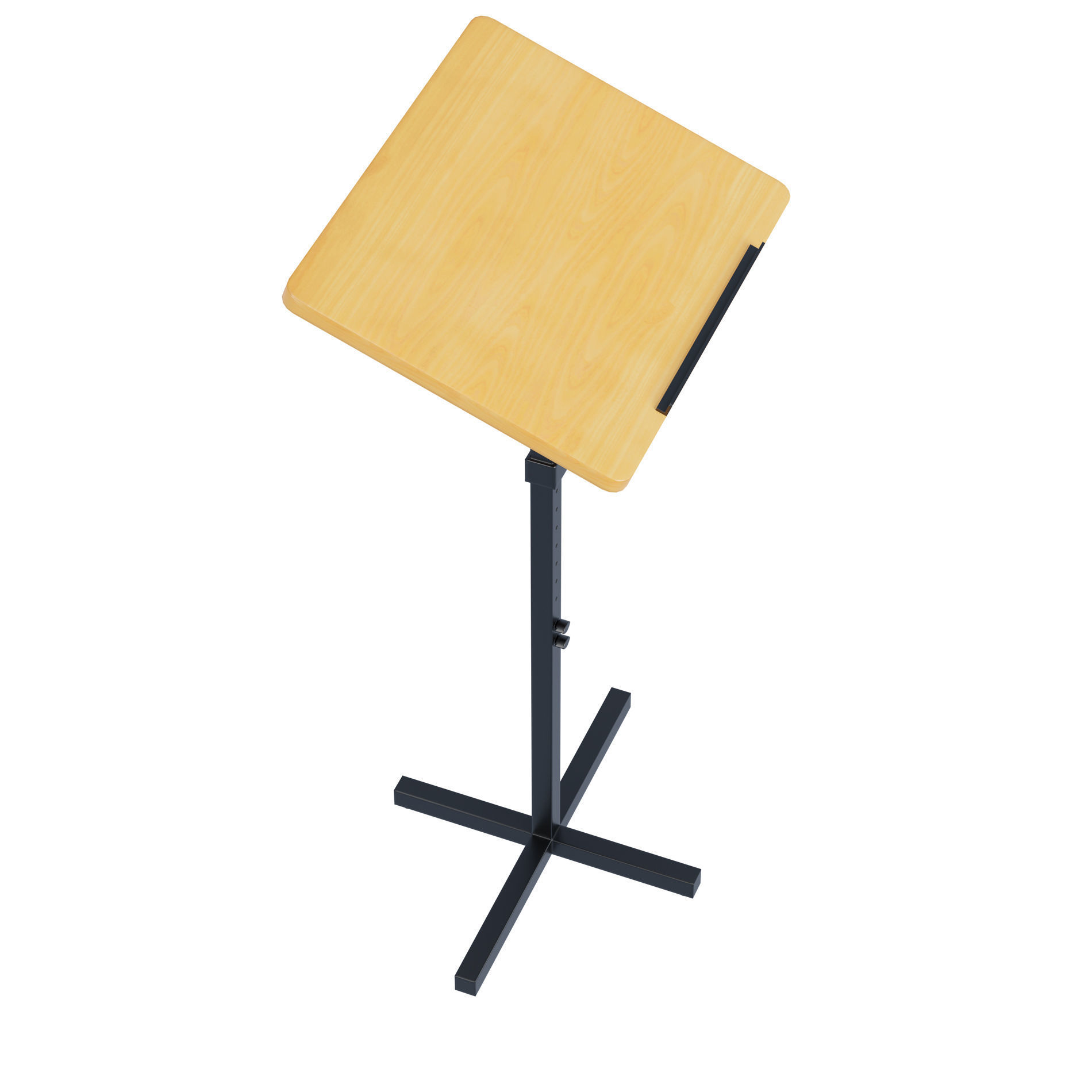 Pulpit - Podium Teacher Low-poly 3D model_8