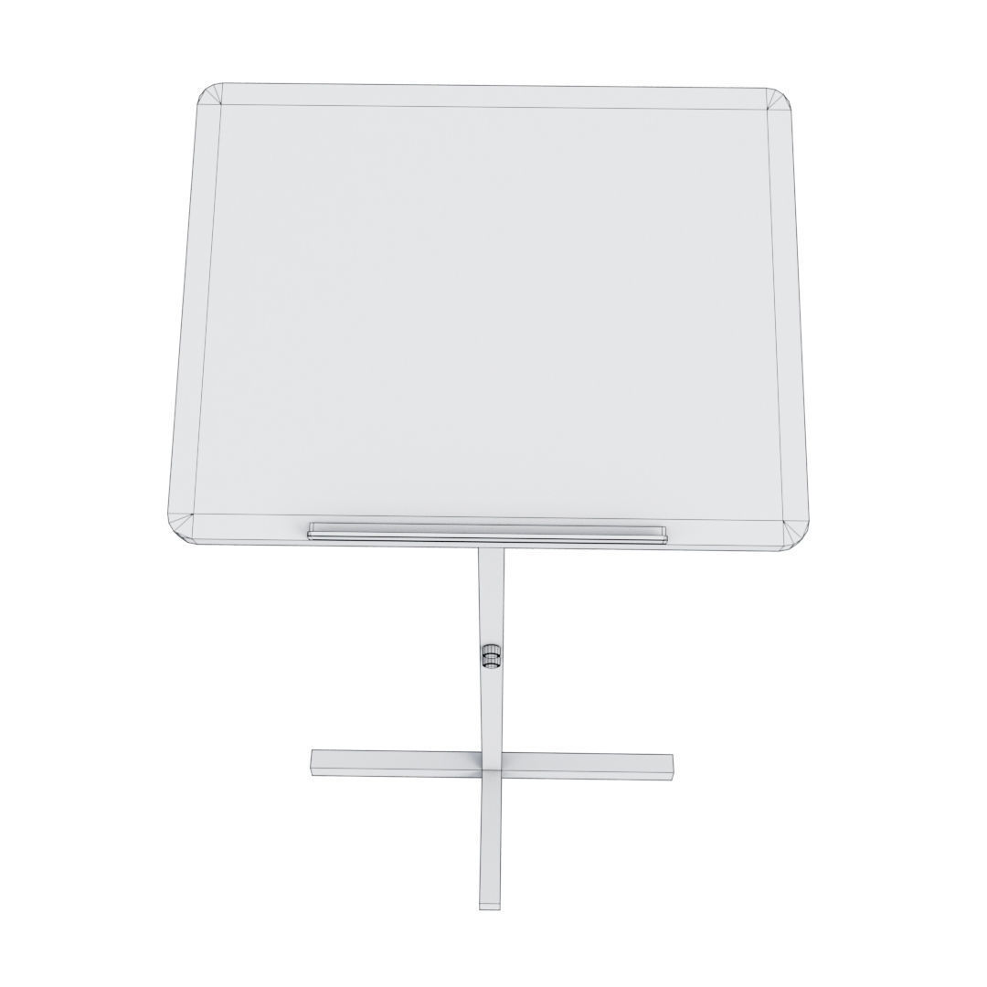 Pulpit - Podium Teacher Low-poly 3D model_17