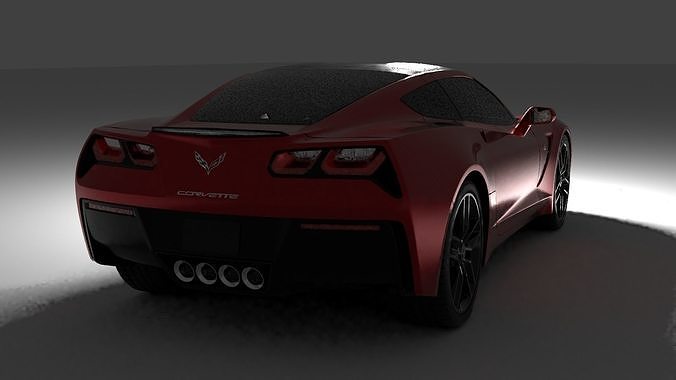 car fully modeled Low-poly 3D model
