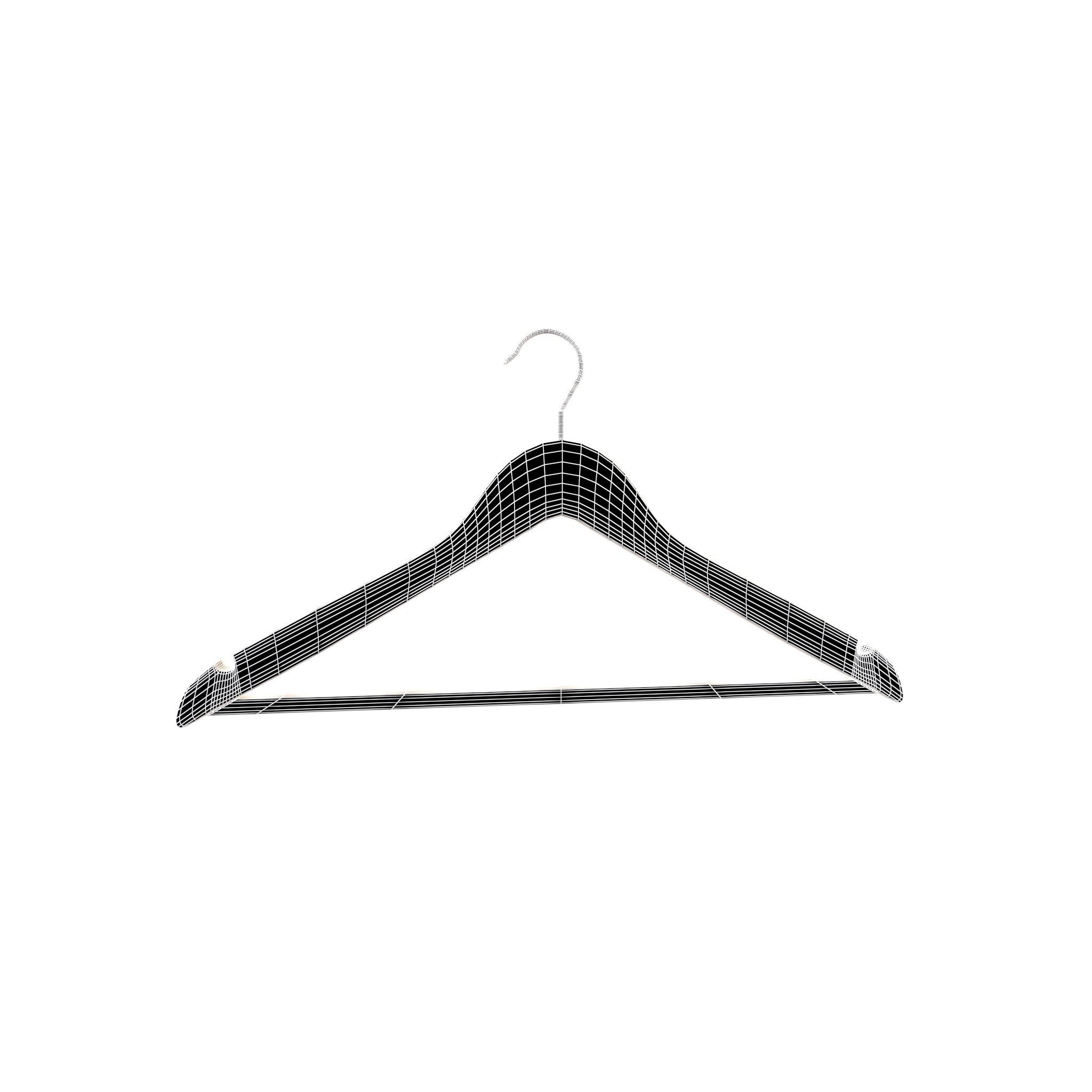 Clothes Hanger v1 002 Low-poly 3D model_6