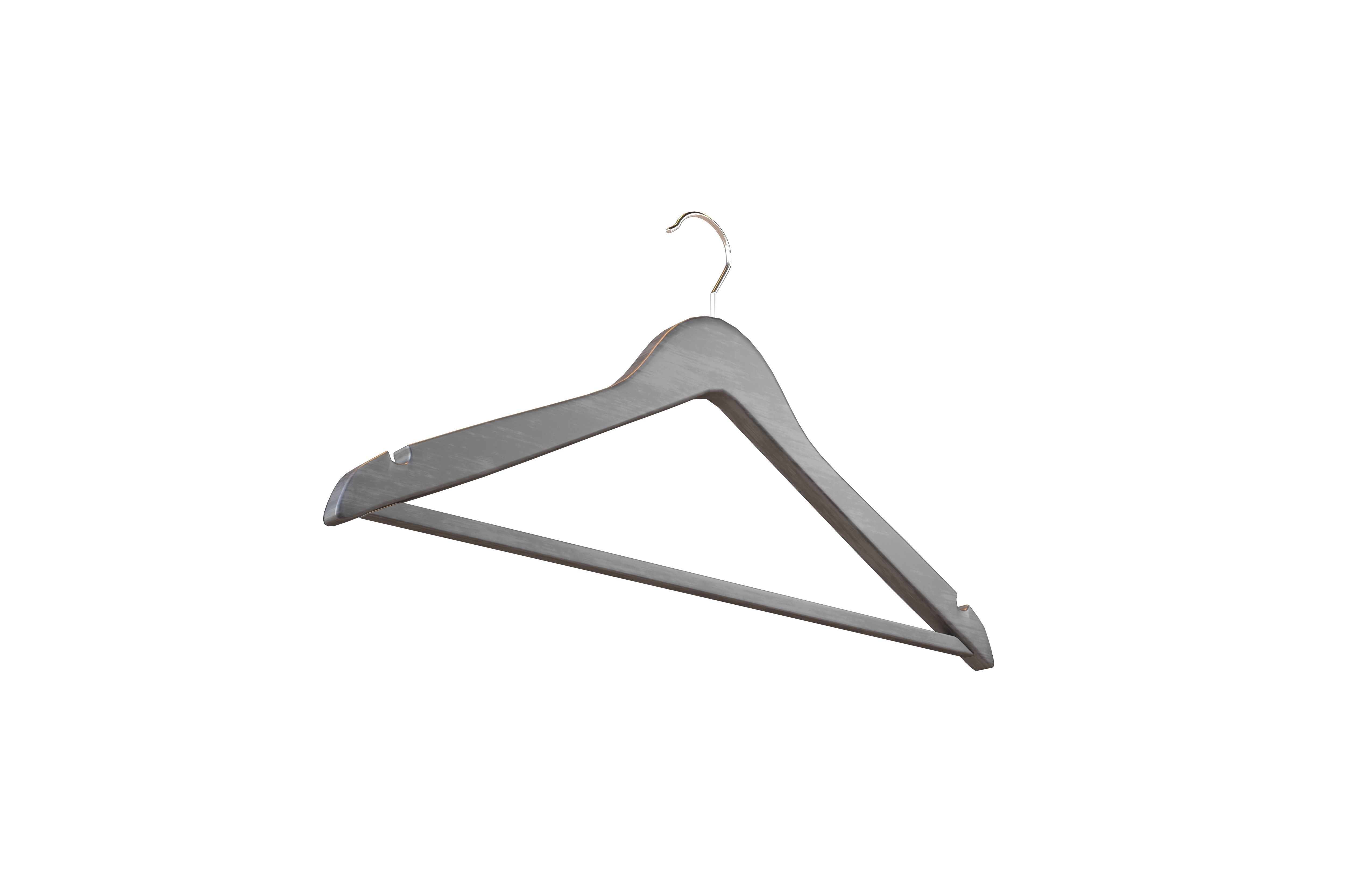 Clothes Hanger v1 002 Low-poly 3D model_2