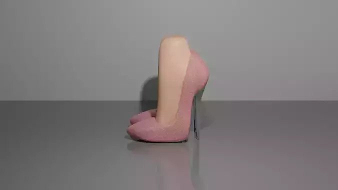 Women Glitter high heel Shoes